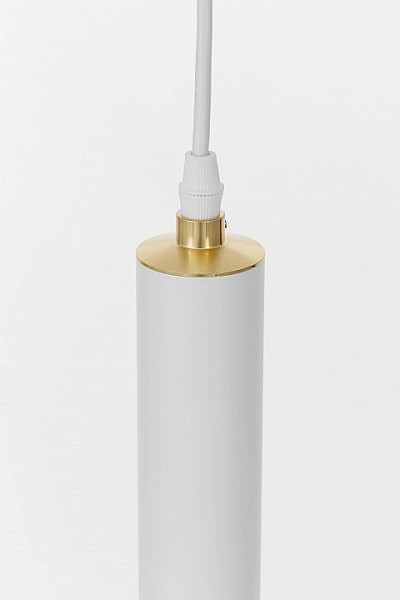 Подвесной светильник LUMINA DECO Folino белый арт. LDP 7012-1B WT+GD