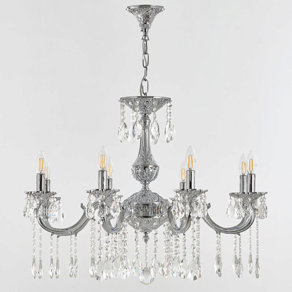Подвесная люстра Bohemia Ivele Crystal AL7801 никель арт. AL78101/8/250 A Ni