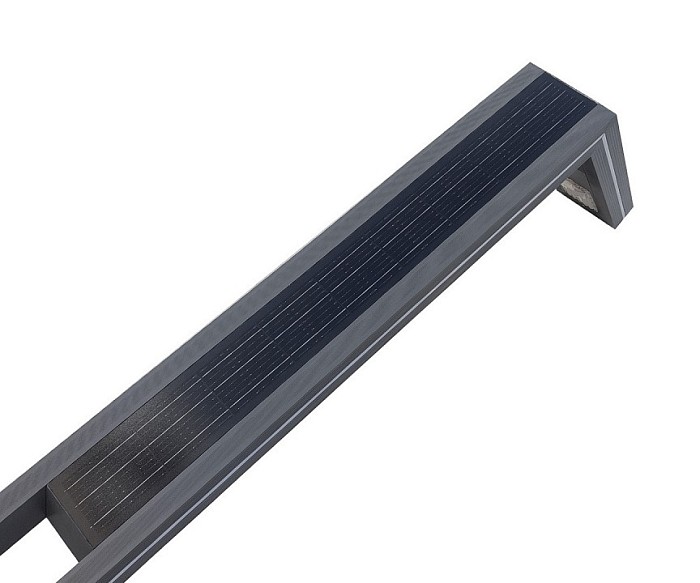 Наземный светильник Kink Light Миле серый арт. 09201-F(220V/Solar),16(05)