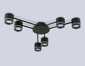 Потолочная люстра Ambrella Light FL черный арт. FL71516