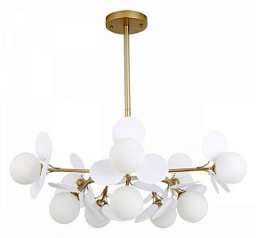 Люстра на штанге Arte Lamp Peacock желтый арт. A1369SP-10SG