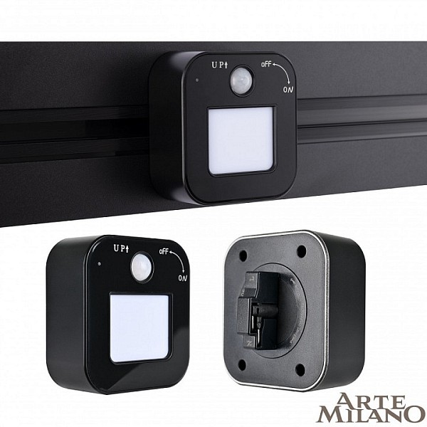 Накладной светильник Arte Milano Am-track-sockets черный арт. 380022TLS/LWS Black