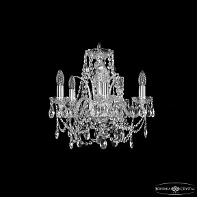 Подвесная люстра Bohemia Ivele Crystal 1411 никель арт. 1411/5/141 Ni