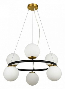 Подвесная люстра Arte Lamp Alcor черный арт. A2224SP-6BK