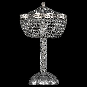Настольная лампа декоративная Bohemia Ivele Crystal 1905 металл арт. 19051L4/25IV Ni