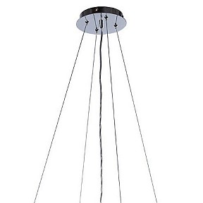 Подвесная люстра Arte Lamp Nicoletta серый арт. A1051SP-8CC