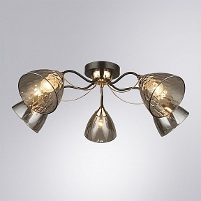 Потолочная люстра Arte Lamp Lily черный арт. A4366PL-5BK