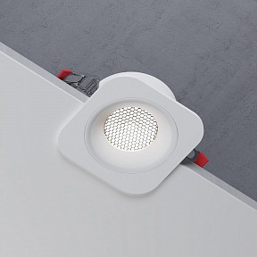 Встраиваемый светильник Elektrostandard Tetro белый арт. 15276/LED