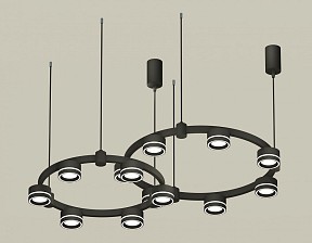 Подвесная люстра Ambrella Light XR черный арт. XR92091004