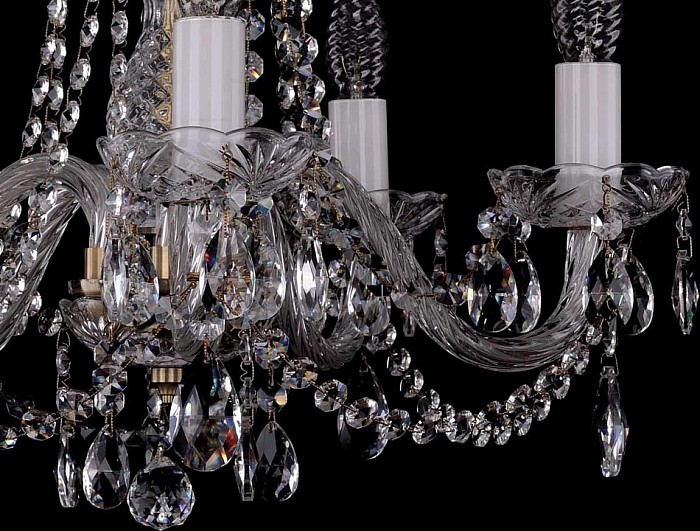 Подвесная люстра Bohemia Ivele Crystal 1402 яркие арт. 1402/5/160/Pa