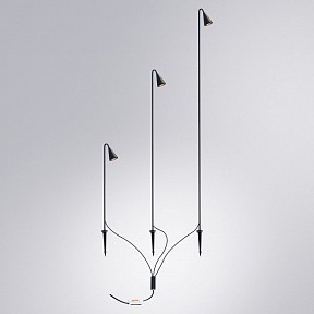 Наземный светильник Arte Lamp MULIPHEIN черный арт. A1084PA-3BK