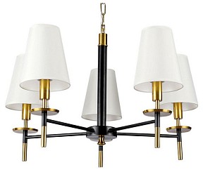 Подвесная люстра Arte Lamp Riccardo черный арт. A4075LM-5BK