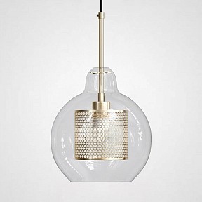 Подвесной светильник Imperiumloft Catch F Pear Brass бронза арт. CATCH-F01