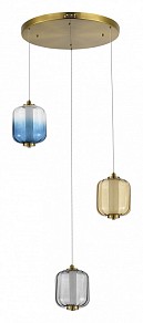 Подвесной светильник ST-Luce Summer желтый арт. SL1193.303.03