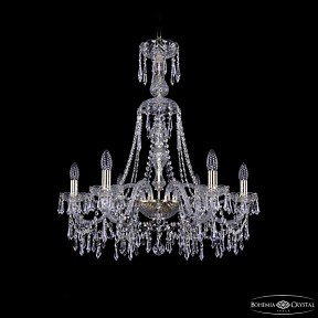 Подвесная люстра Bohemia Ivele Crystal 1403 золото арт. 1403/6/240/XL-75 G