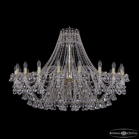 Подвесная люстра Bohemia Ivele Crystal 1409 золото арт. 1409/20/460 G