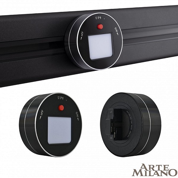 Накладной светильник Arte Milano Am-track-sockets черный арт. 380011TL/Light Black