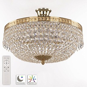 Потолочная люстра Bohemia Ivele Crystal 1901 золото арт. 19011/45IV/LED-DIM G
