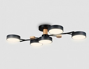 Люстра на штанге Ambrella Light FL дерево арт. FL4835