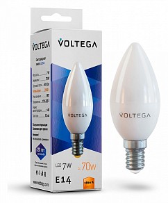 Лампа светодиодная Voltega Candle 7W  арт. 7048