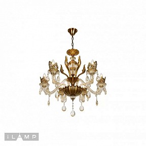 Подвесная люстра iLamp Asia бронза арт. 61078-6 BR