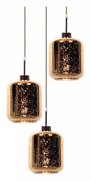 Подвесной светильник LUMINA DECO Alacosmo золото арт. LDP 6811-3 RD GD