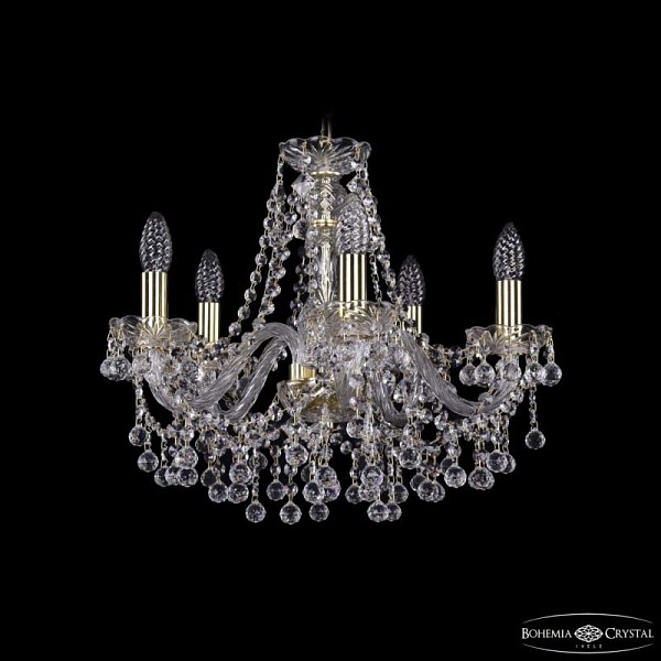 Подвесная люстра Bohemia Ivele Crystal 1409 золото арт. 1409/5/160 G