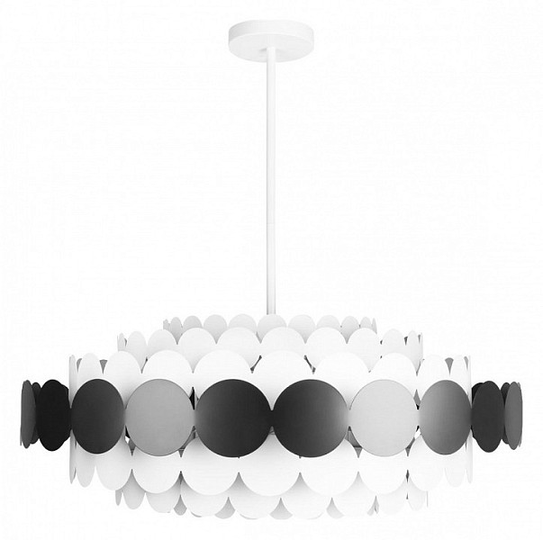 Люстра на штанге Loft it Juicy белый арт. 10310/M Black