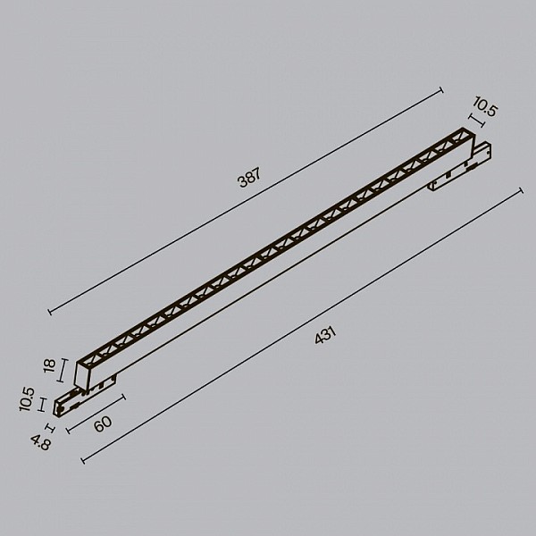 Накладной светильник Maytoni Technical Points черный арт. TR193-1-20W4K-M-B