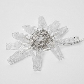 Гирлянда Uniel ULD-S0200  арт. ULD-S0200-010/STB/2AA WARM WHITE IP20 CLIPS