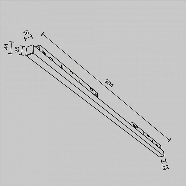 Встраиваемый светильник Maytoni Technical Basis черный арт. TR030-4-30WTW-DSZ-B