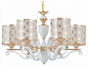 Подвесная люстра Arte Milano Florentia-3097 белый арт. 303097/6 Wh/Gd
