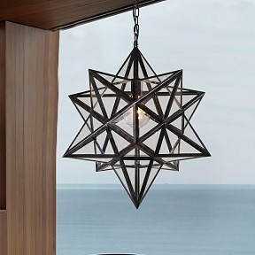 Подвесной светильник Imperiumloft Black Star Clear Glass черный арт. 101314-26