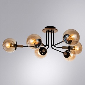 Люстра на штанге Arte Lamp Oxford черный арт. A2716PL-6BK