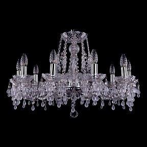Подвесная люстра Bohemia Ivele Crystal 1410 металл арт. 1410/10/240/Ni/V0300