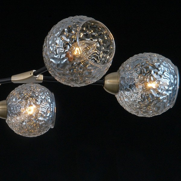 Люстра на штанге ILLUMICO  бронза арт. IL0253-6CSQ-79 BK AB
