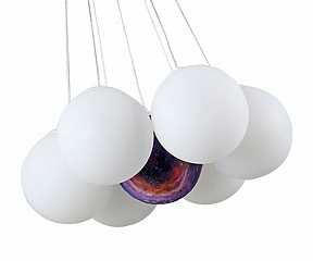 Подвесная люстра Kink Light Алди белый арт. 08475-7,01