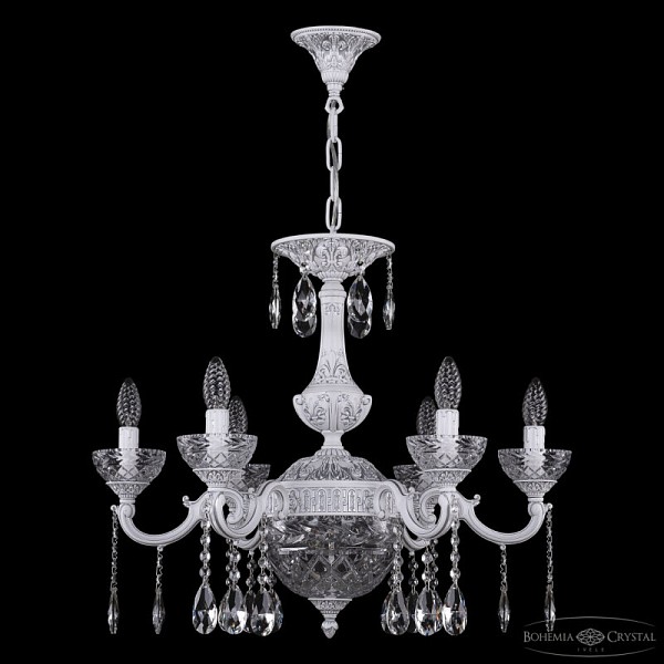 Подвесная люстра Bohemia Ivele Crystal AL7801 белый арт. AL78101P/6/175 A WMN P Clear/M-1F