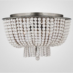 Потолочная люстра Imperiumloft JACQUELINE CLEAR FLUSH-MOUNT металл арт. 40,1899
