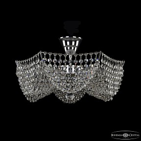 Подвесная люстра Bohemia Ivele Crystal 7708 никель арт. 77081/42 Ni