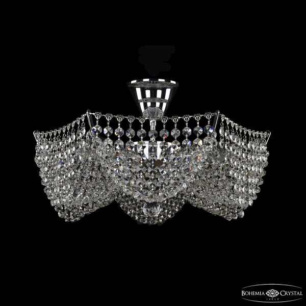Подвесная люстра Bohemia Ivele Crystal 7708 никель арт. 77081/42 Ni