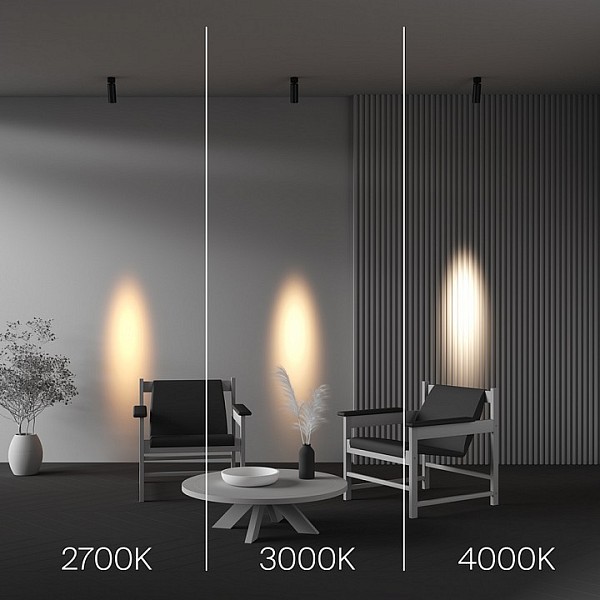 Светильник на штанге Maytoni Technical FOCUS LED черный арт. C055CL-L12W3K-SS-B