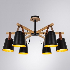 Люстра на штанге Arte Lamp Thomas черный арт. A7032PL-6BK