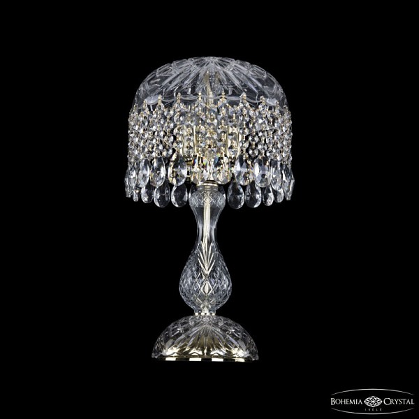Настольная лампа декоративная Bohemia Ivele Crystal 1478 золото арт. 14781L1/25 G