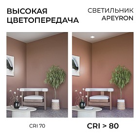 Встраиваемый светильник Apeyron Electrics  белый арт. 06-167