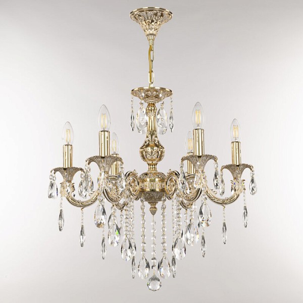 Подвесная люстра Bohemia Ivele Crystal AL7901 золото арт. AL79101/6/175 B GW