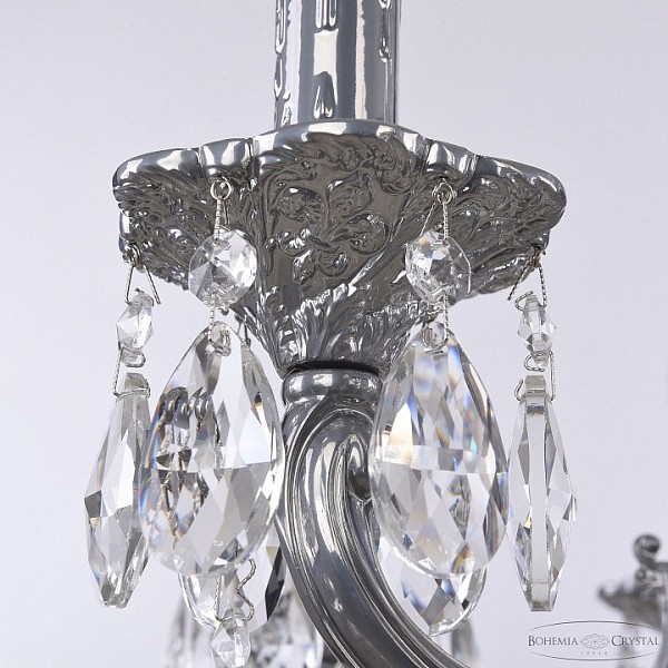 Подвесная люстра Bohemia Ivele Crystal AL7801 металл арт. AL78101/8/210 B CG