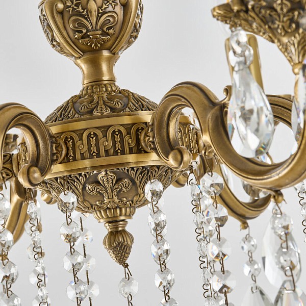 Подвесная люстра Bohemia Ivele Crystal AL7801 золото арт. AL78101/8/250 B FP