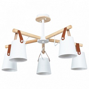 Люстра на штанге Arte Lamp Thomas белый арт. A7032PL-5WH