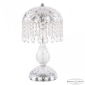 Настольная лампа декоративная Bohemia Ivele Crystal 1478 никель арт. 14781L1/22 Ni